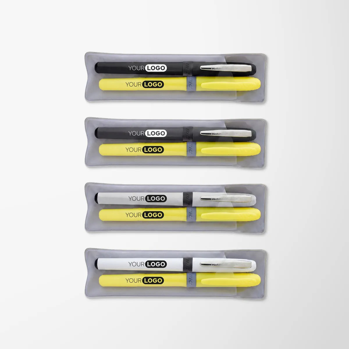 BIC® Brite Liner Grip™ Highlighter & Roller Pen Pack
