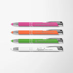 Engraved Bright Soft Touch Paragon Stylus Pen
