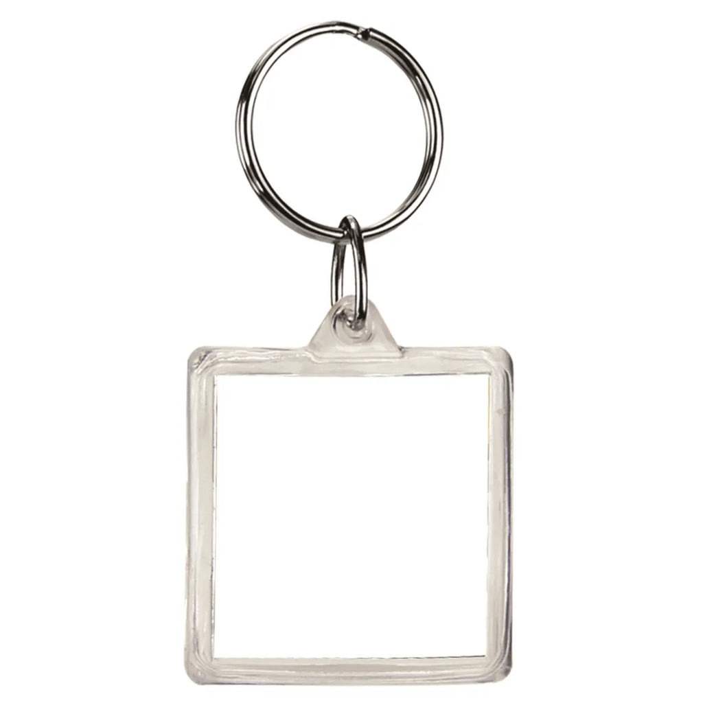 Square Crystal Key Tag