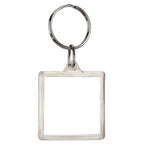 Square Crystal Key Tag