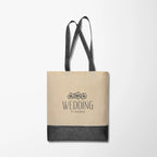 Two-Tone Unity 5 oz. Recycled Cotton Tote Bag