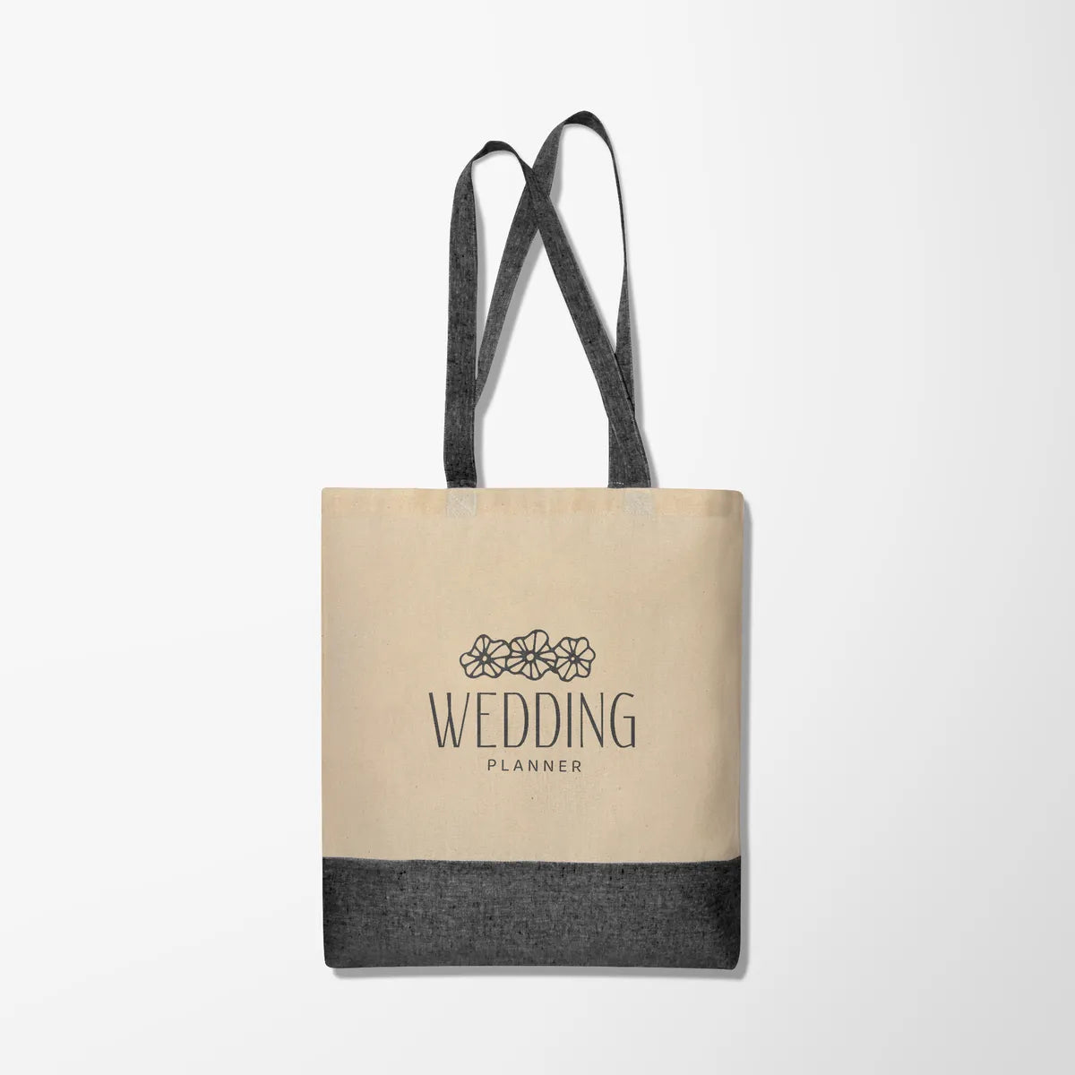 Two-Tone Unity 5 oz. Recycled Cotton Tote Bag