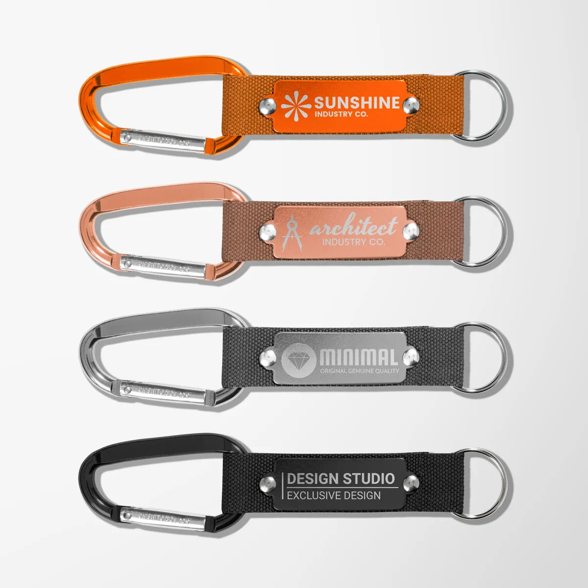 Engraved Carabiner Keychain