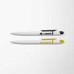 White Sunny Pen with Colored Trim