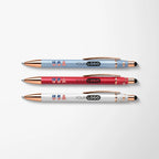 Full Color Patriotic Pearlized Gyro Fidget Stylus Pen