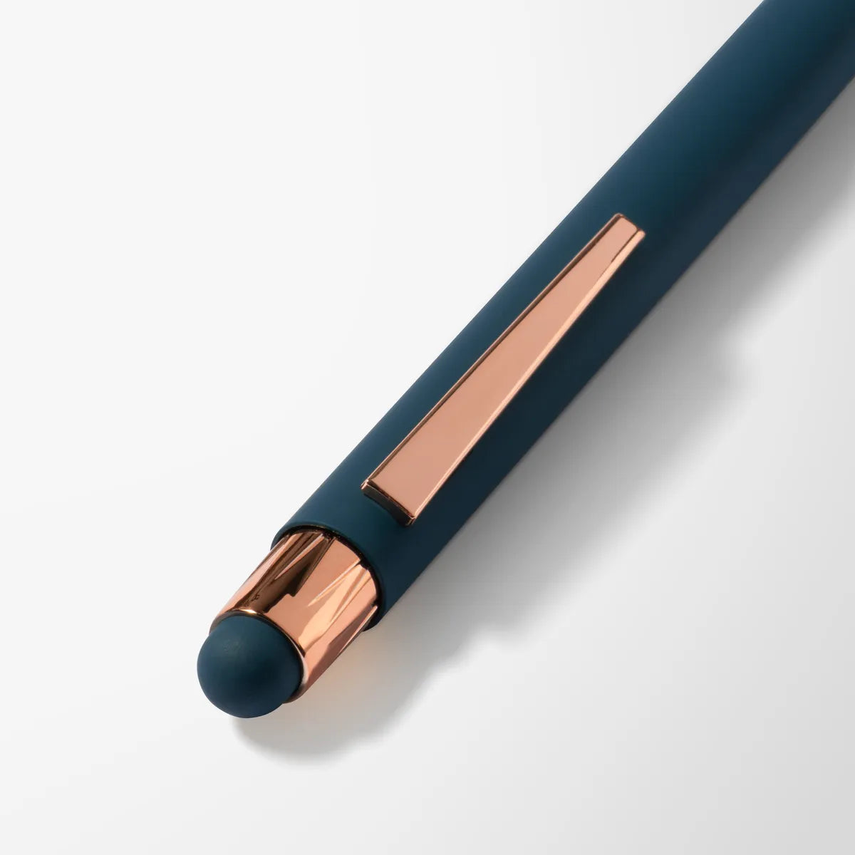 Engraved Soft Touch Joni Pen with Rose Gold Trim