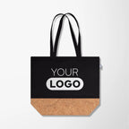 Gigi 9 oz. Recycled Cotton Tote Bag with Cork Trim