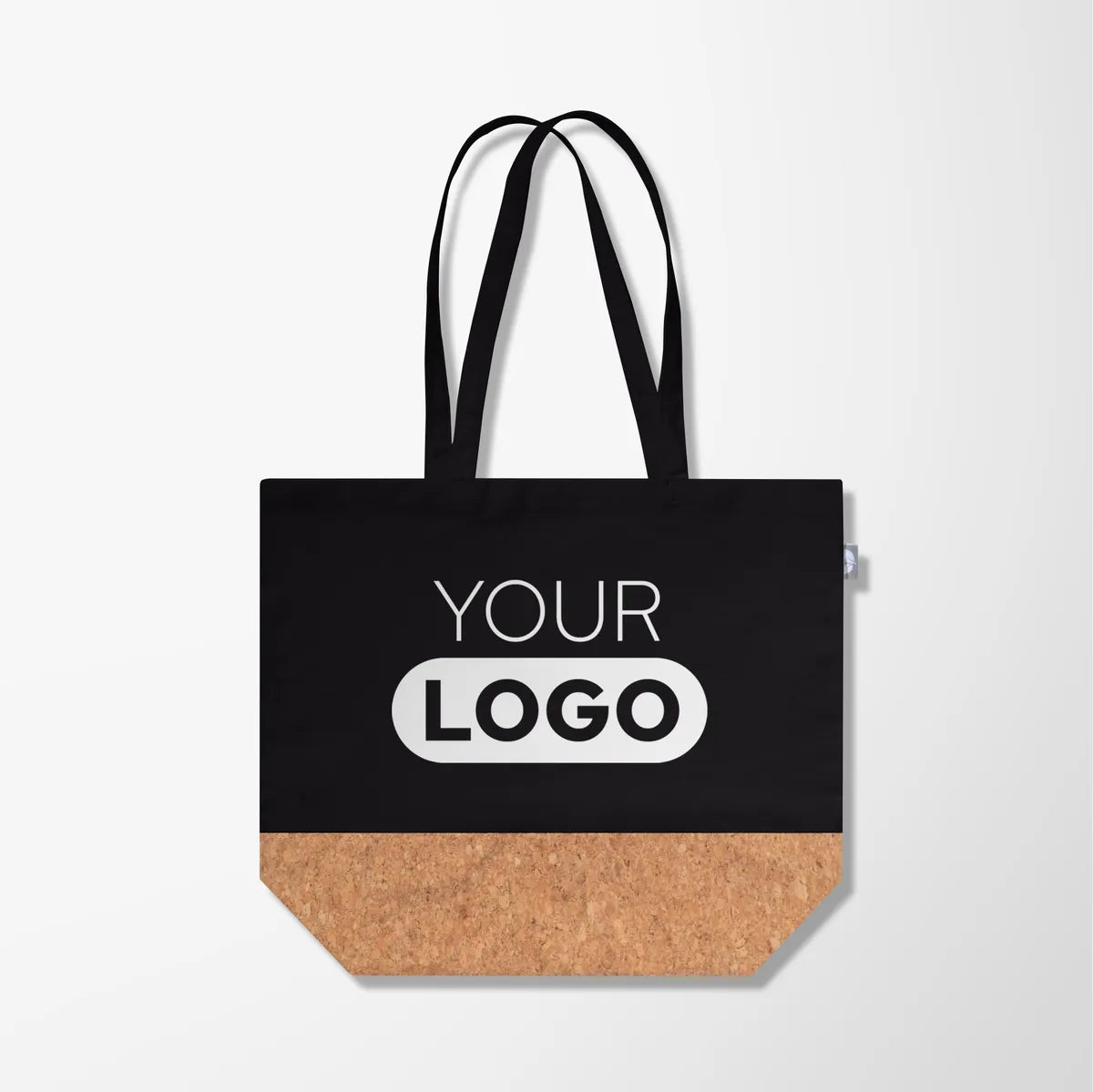 Gigi 9 oz. Recycled Cotton Tote Bag with Cork Trim