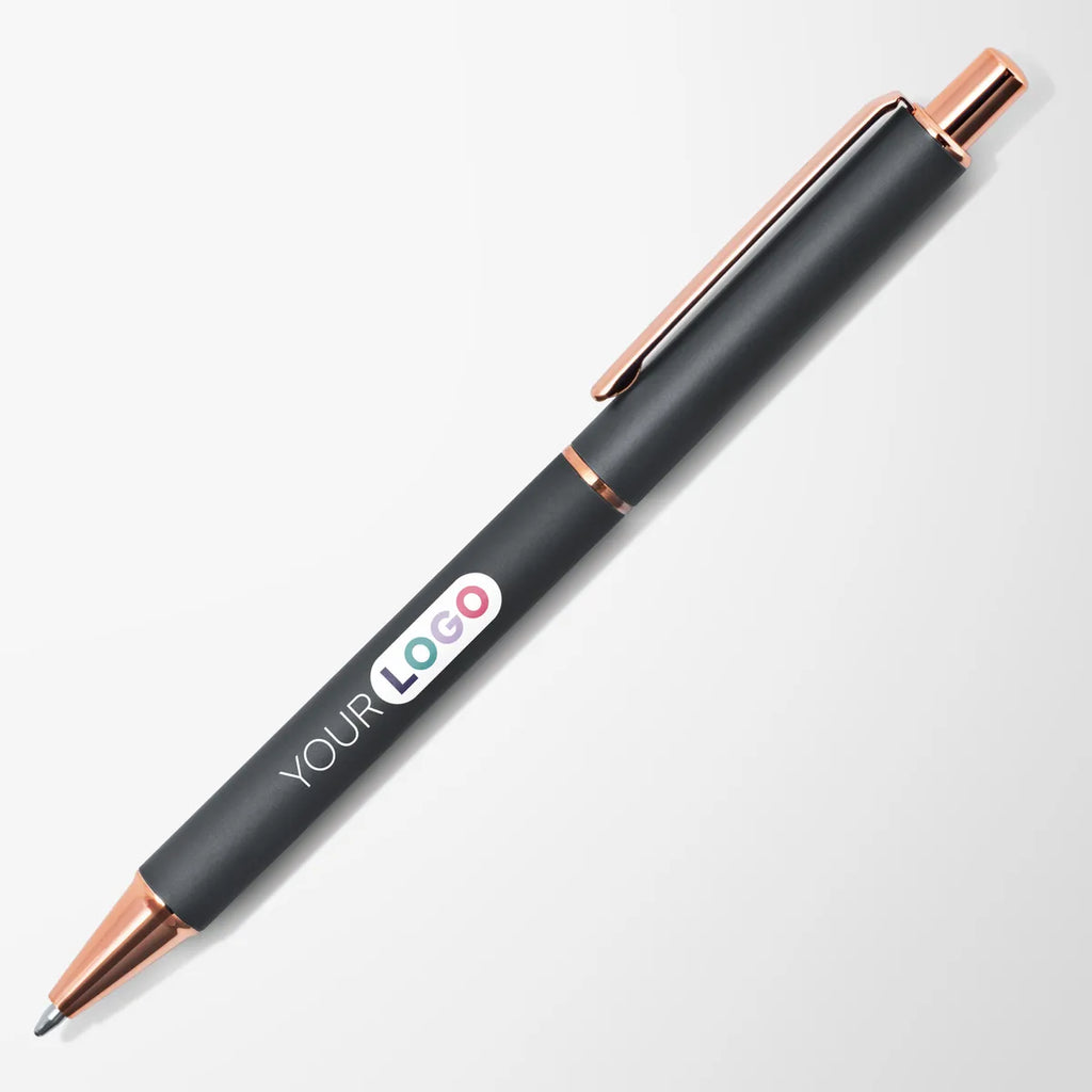 Full Color Mineral Capri Pen with Rose Gold Trim