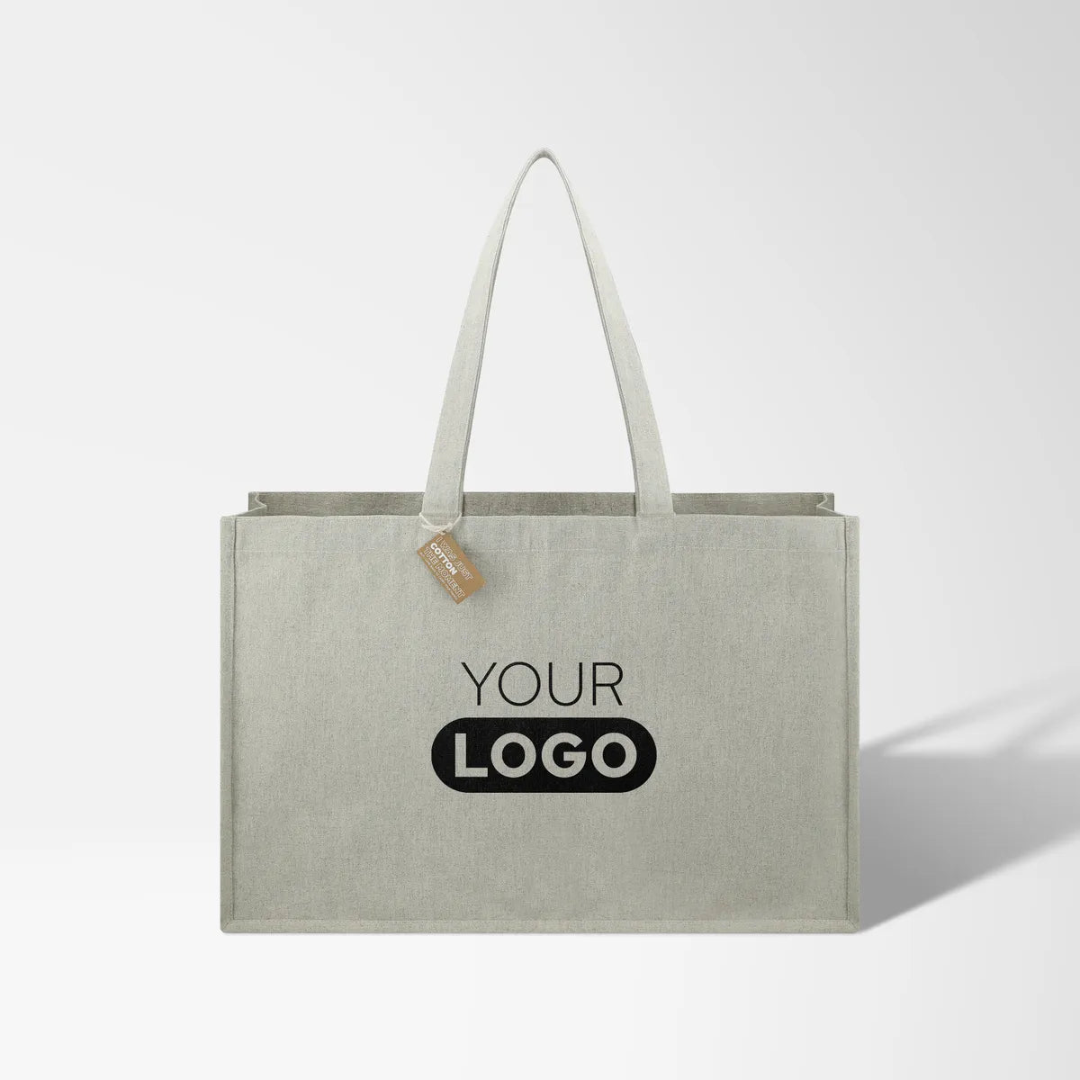 Repose 10 oz. Recycled Cotton Shoulder Tote Bag 