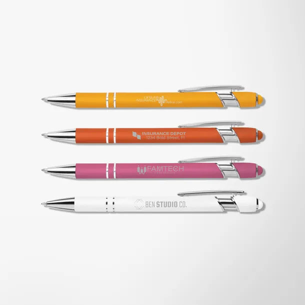Bright Alpha Soft Touch Pen with Stylus