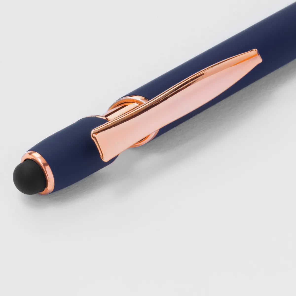 Full Color Alpha Stylus Pen with Rose Gold Trim