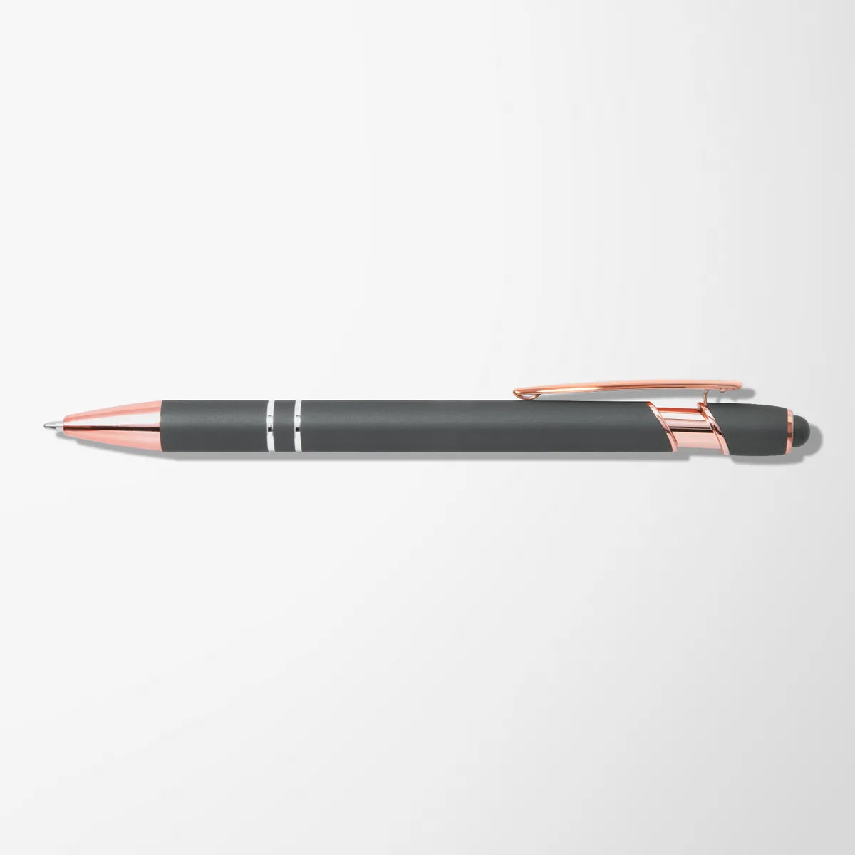 Full Color Mineral Alpha Pen with Rose Gold Trim