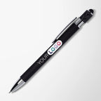 Full Color Soft Touch Compass Fidget Stylus Pen