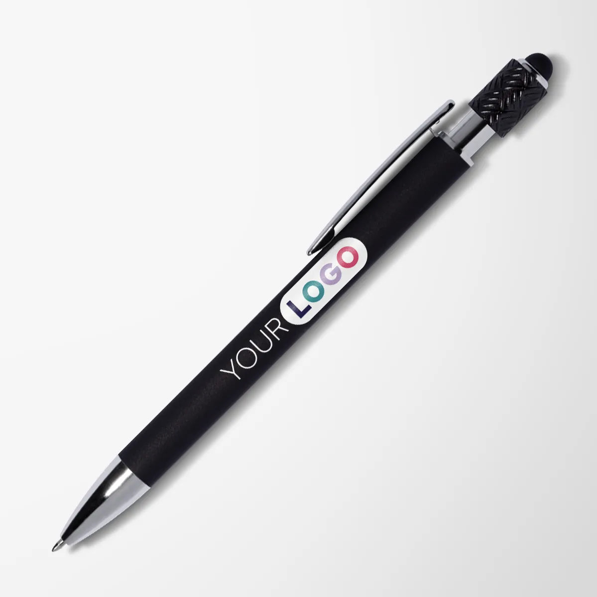 Full Color Soft Touch Compass Fidget Stylus Pen