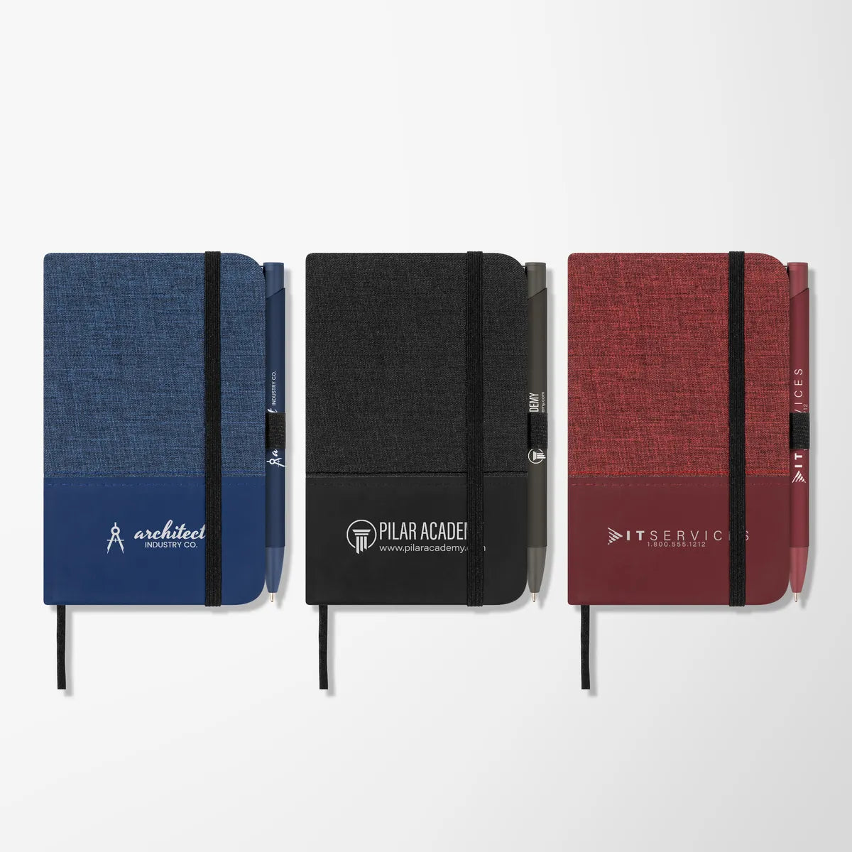 4"x 5.6" Monochrome Charon Notebook & Pen