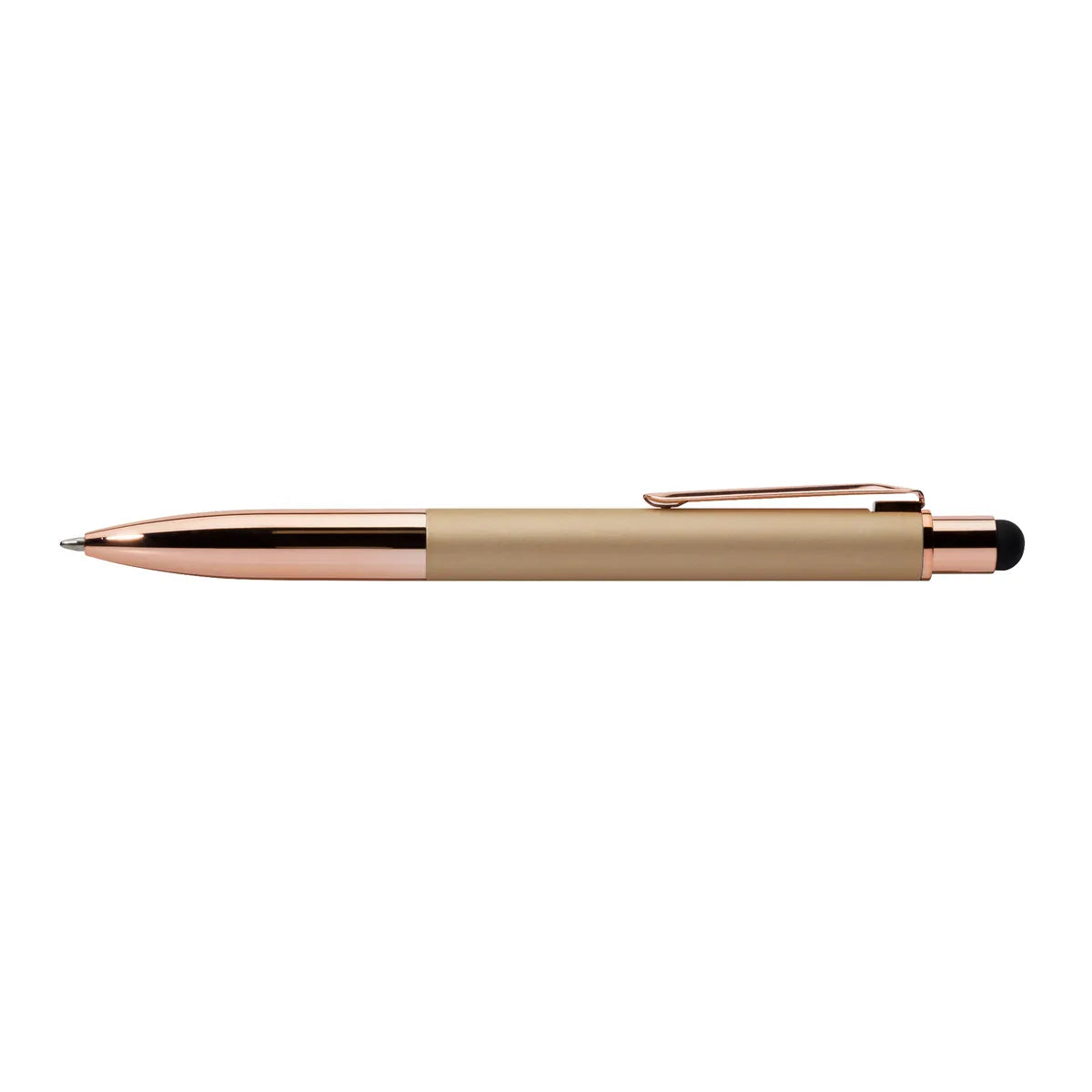 Engraved Mineral Aria Pen with Rose Gold Trim