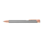 Engraved Soft Touch Paragon Pen with Rose Gold Trim