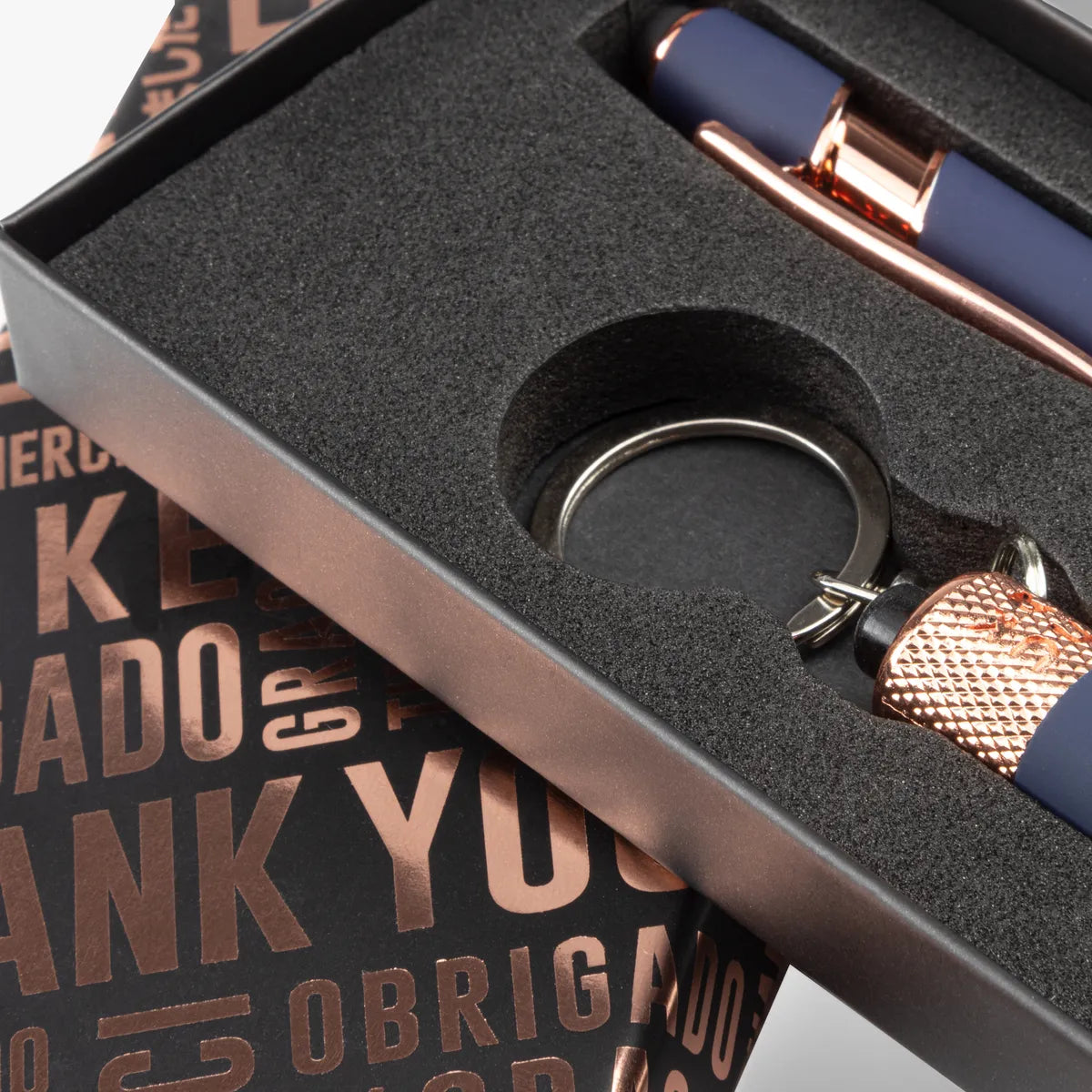 Mia Gift Set with Rose Gold Trim & Thank You Box