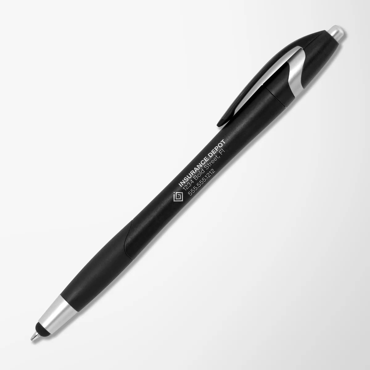 Metallic Cirrus Stylus Pen with Grip