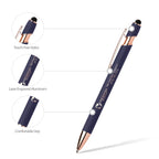 Alpha Stylus Pen with Rose Gold Mirrored Imprint