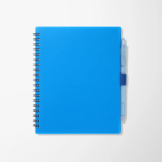 5.5”x 7” Recycled Daisy Spiral Notebook & Pen