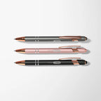 Mineral Alpha Gel Pen with Rose Gold Trim