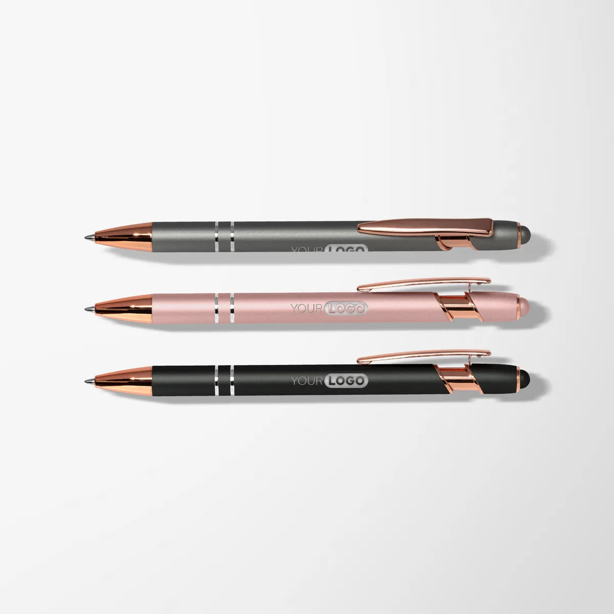 Mineral Alpha Gel Pen with Rose Gold Trim