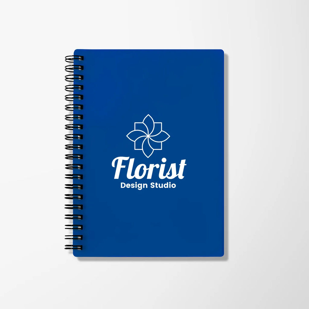 5'' X 7'' Rubbery Spiral Notebook