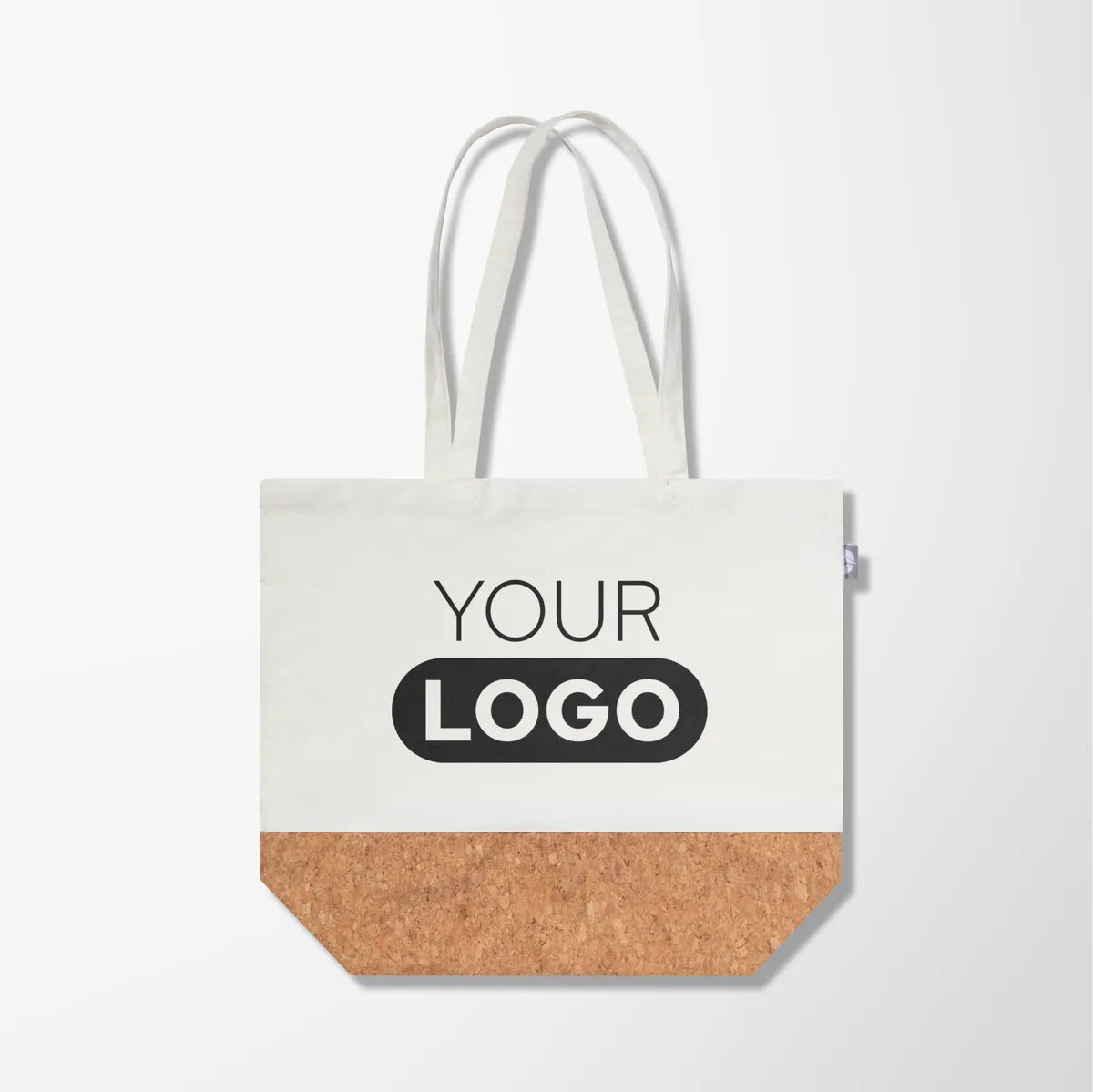 Gigi 9 oz. Recycled Cotton Tote Bag with Cork Trim