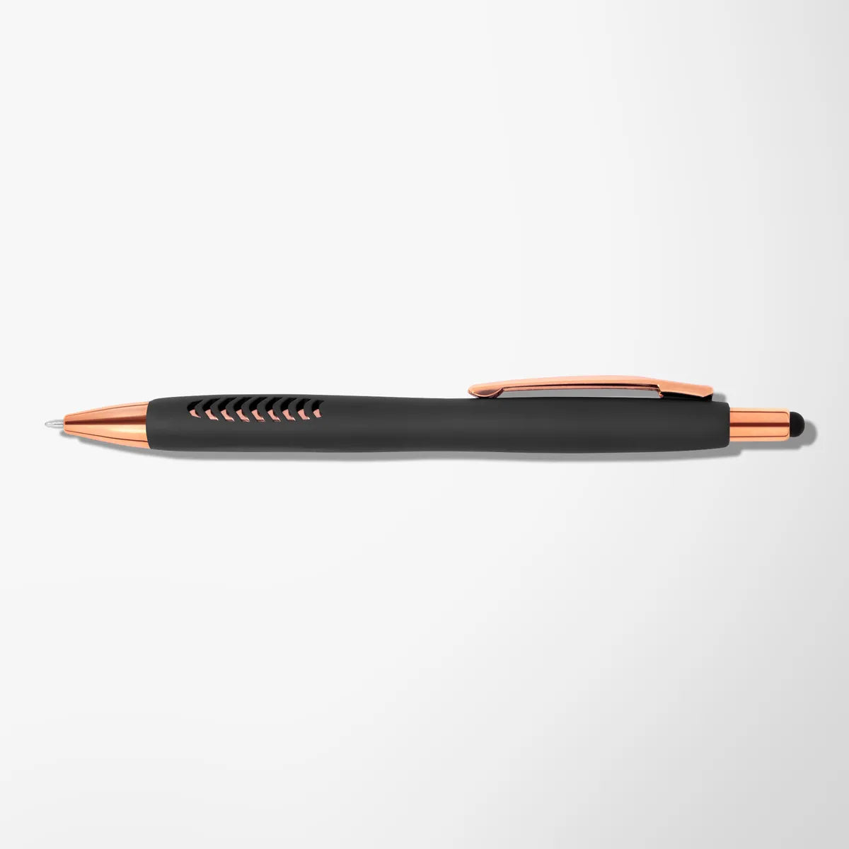 Soft Touch Basilia Stylus Pen with Rose Gold Trim