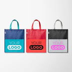 Patterned Rayna RPET Tote Bag with Pocket