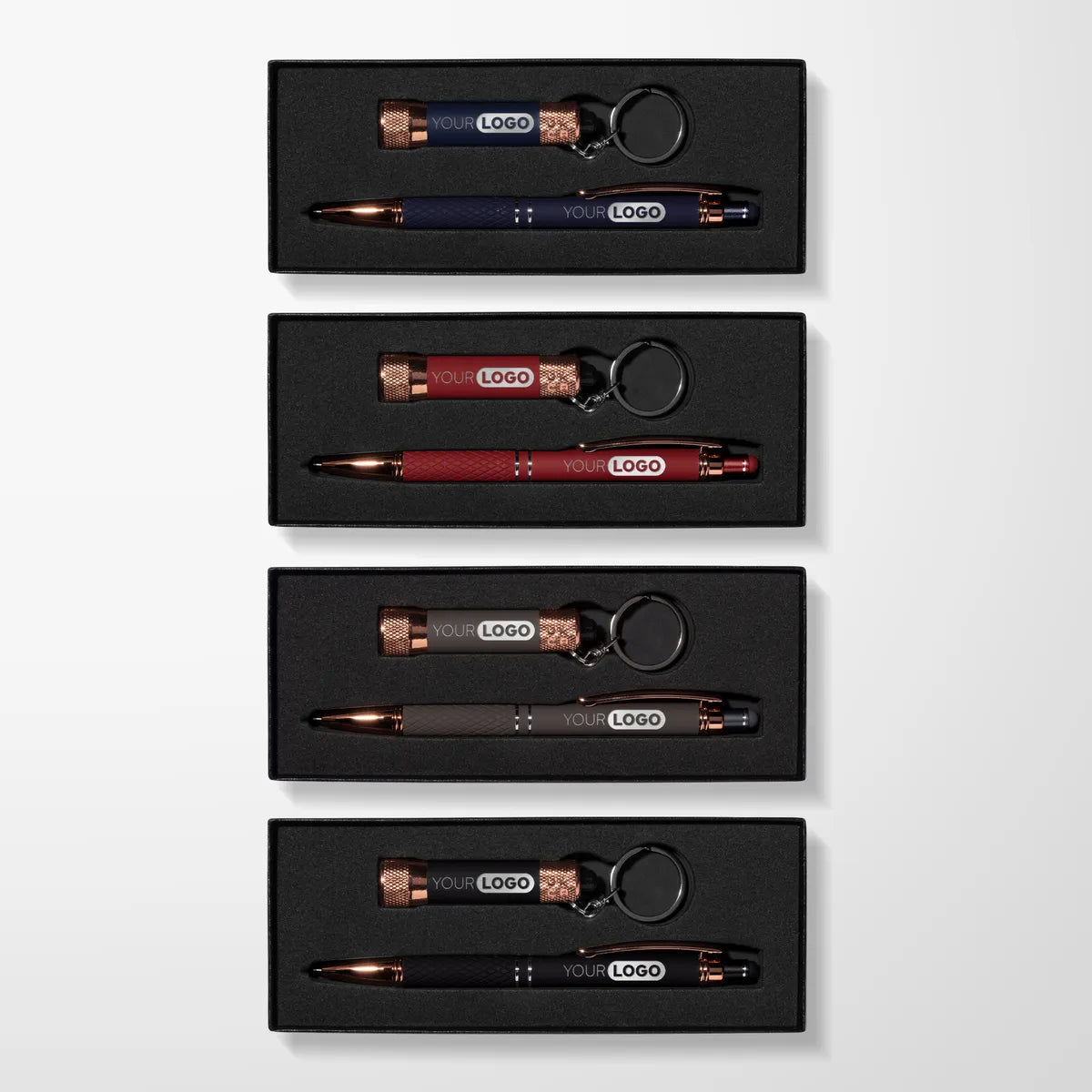 Rose Gold Diamond Gift Set in Window Box