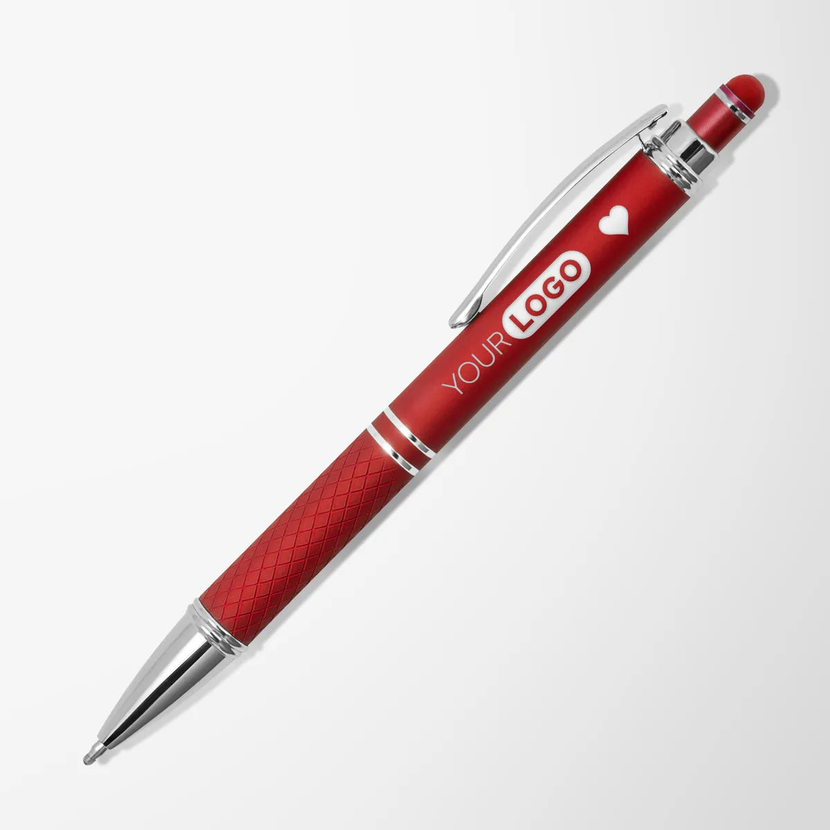 Bright Diamond Stylus Gel Pen with Designs