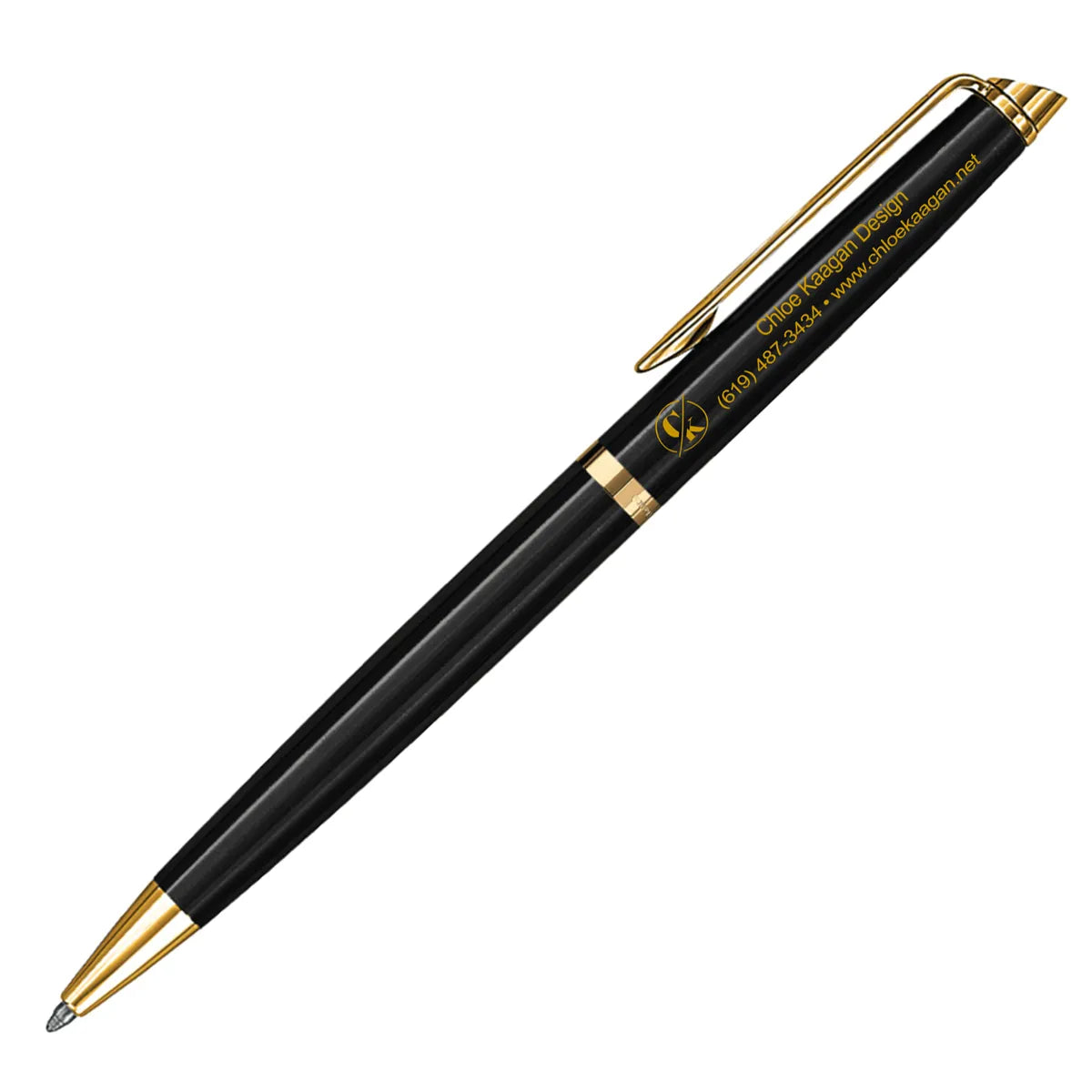 Engraved Waterman Hemisphere Ballpoint Pen with Gift Box