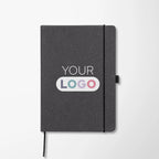 Full Color 8'' x 6'' Palmer Recycled PU Leather Notebook
