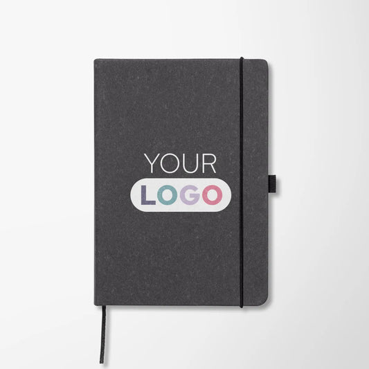 Full Color 8'' x 6'' Palmer Recycled PU Leather Notebook