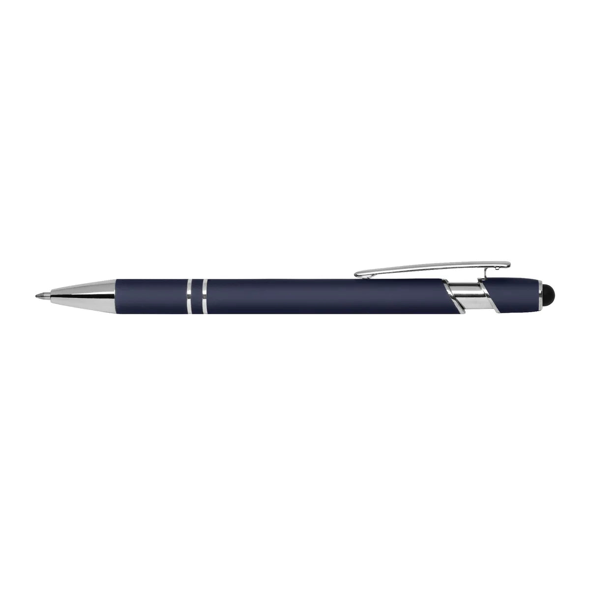 Engraved Alpha Soft Touch Gel Stylus Pen