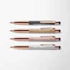 Engraved Mineral Aria Pen with Rose Gold Trim