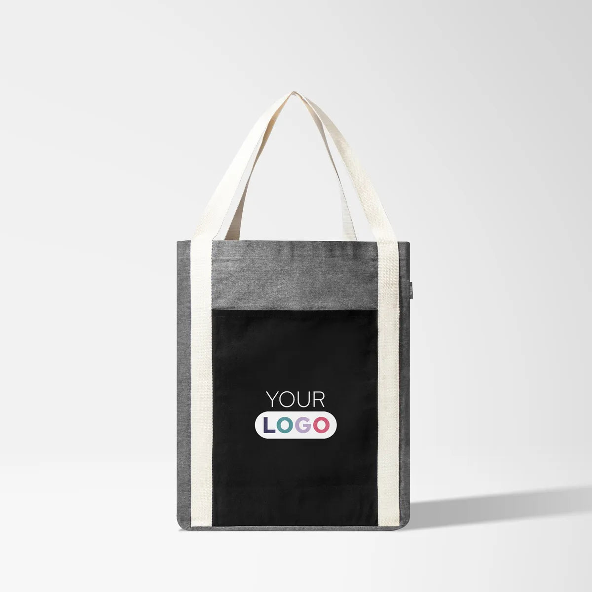 Full Color Camden 9 oz. Recycled Cotton Blend Tote Bag