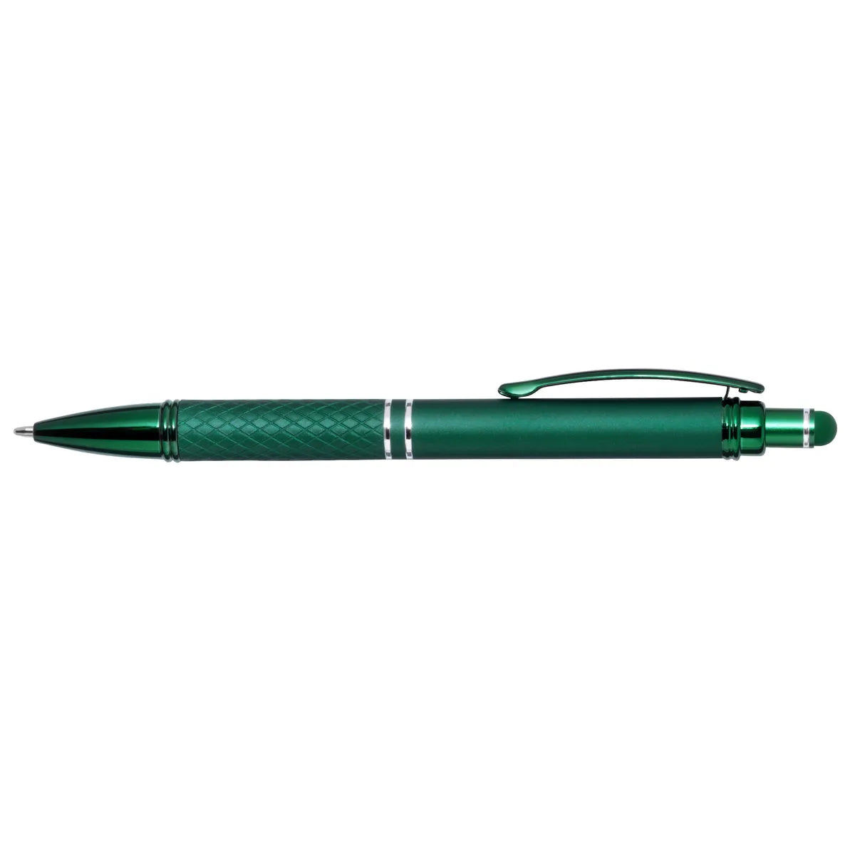 Engraved Monochrome Soft Touch Diamond Stylus Pen