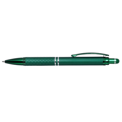 Engraved Monochrome Soft Touch Diamond Stylus Pen