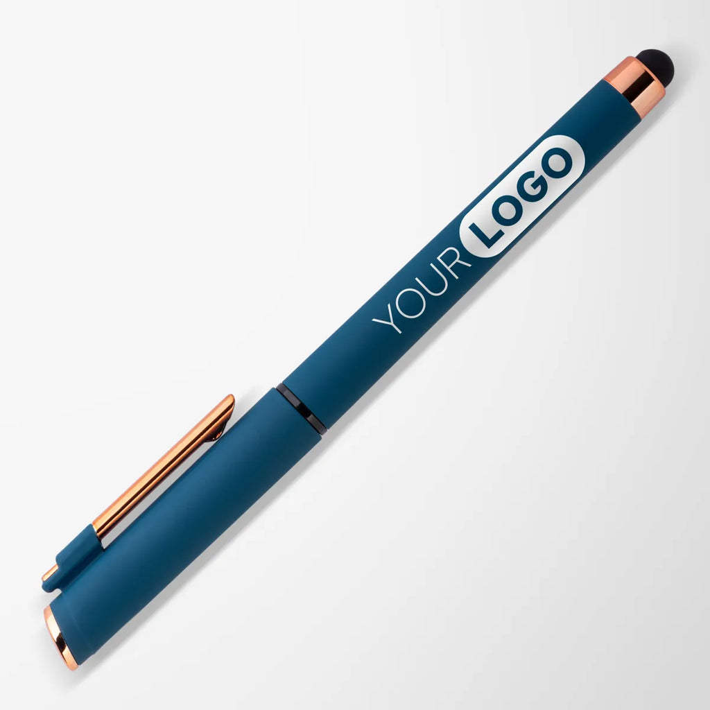 Monroe Gel Stylus Pen with Rose Gold Trim