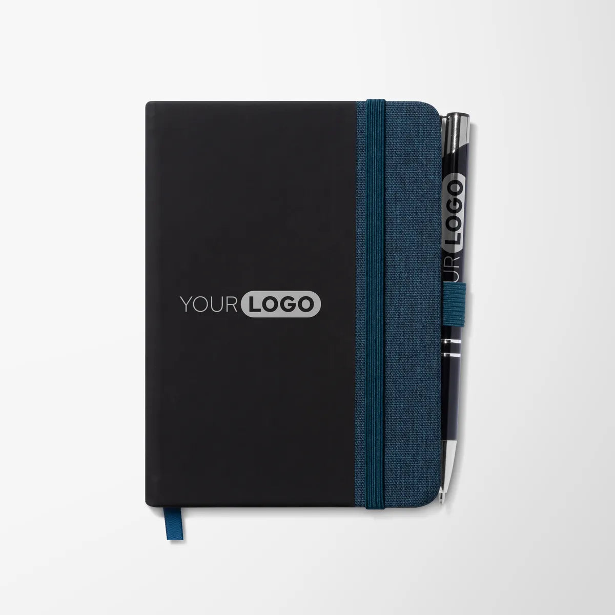 4"x 5.7" Recycled Linen Byron Notebook & Pen Set