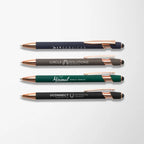 Alpha Soft Touch Gel Pen with Rose Gold Trim