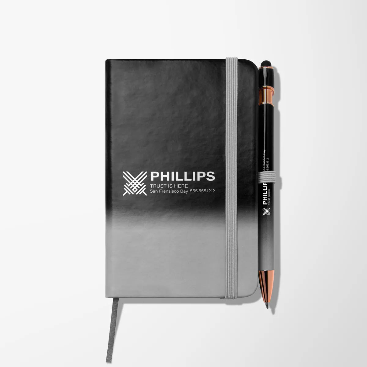 3.5"x 5.5" Ombré Notebook & Pen Set
