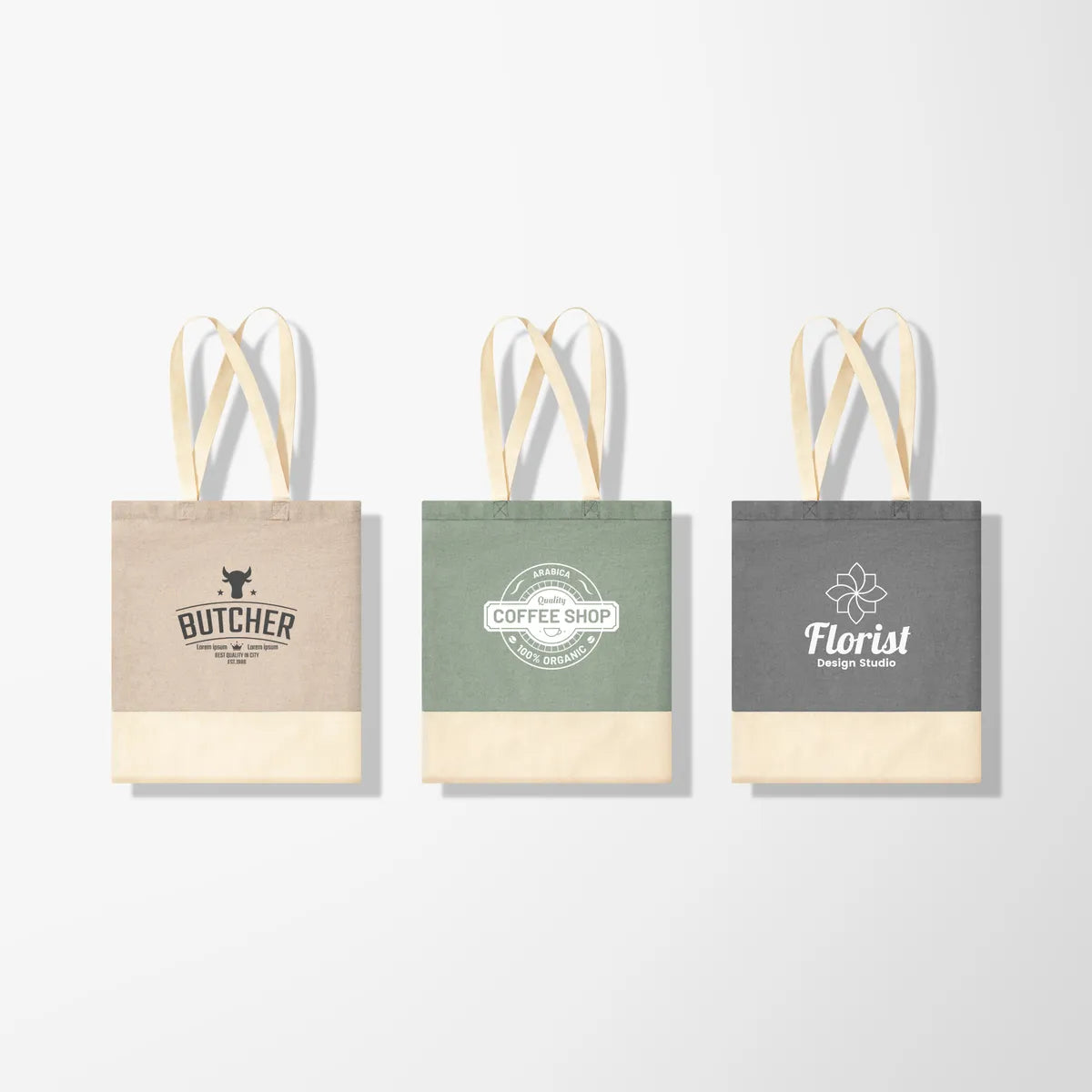 Two-Tone Recycled Cotton Convention Tote