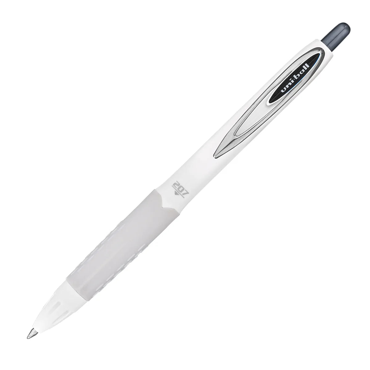 uni-ball® White 207 Gel Pen with Textured Grip