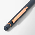 Engraved Aria Gel Pen with Rose Gold Trim