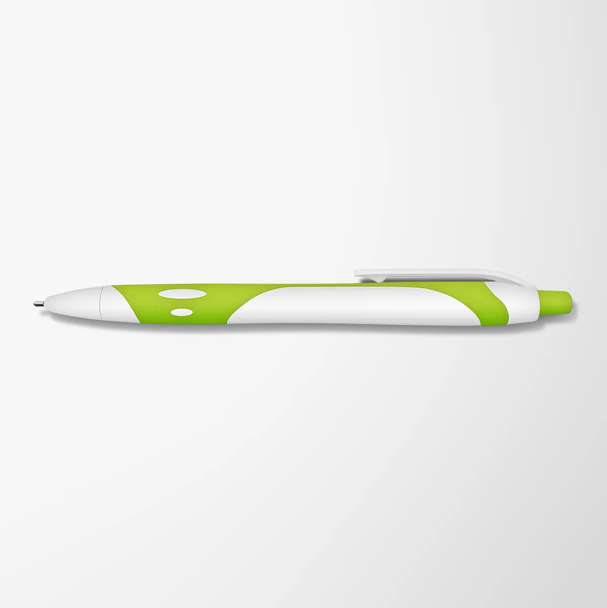 White Soft Touch Gel Sport Hybrid Ink Pen